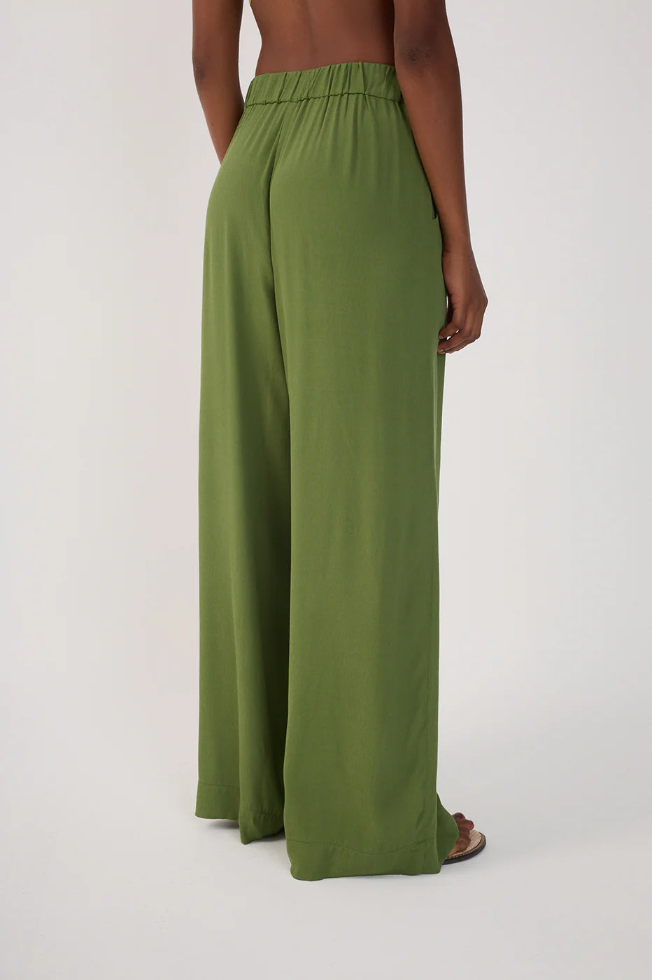 Wide-Leg Crepe Pants - Image 5
