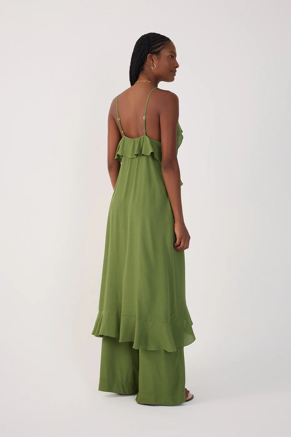 Wide-Leg Crepe Pants - Image 6