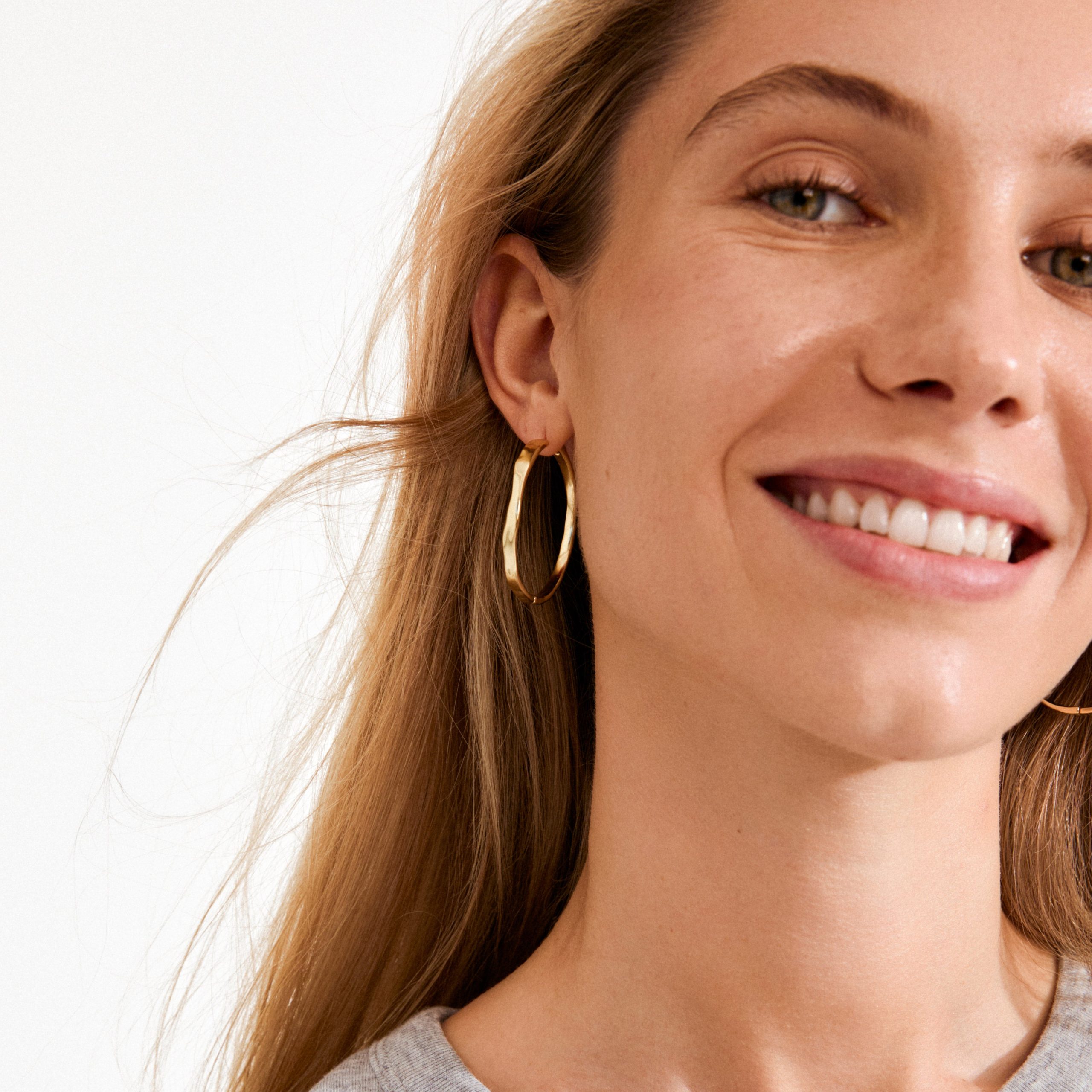 Ember Hoop Plated Earings - Image 6