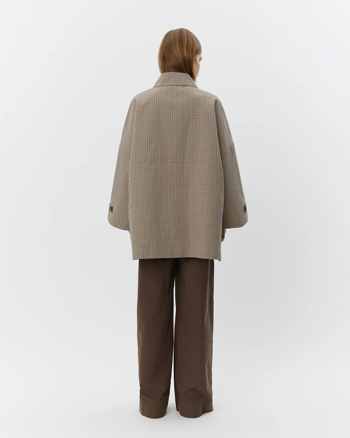 Selina Oversize Check Jacket - Image 2