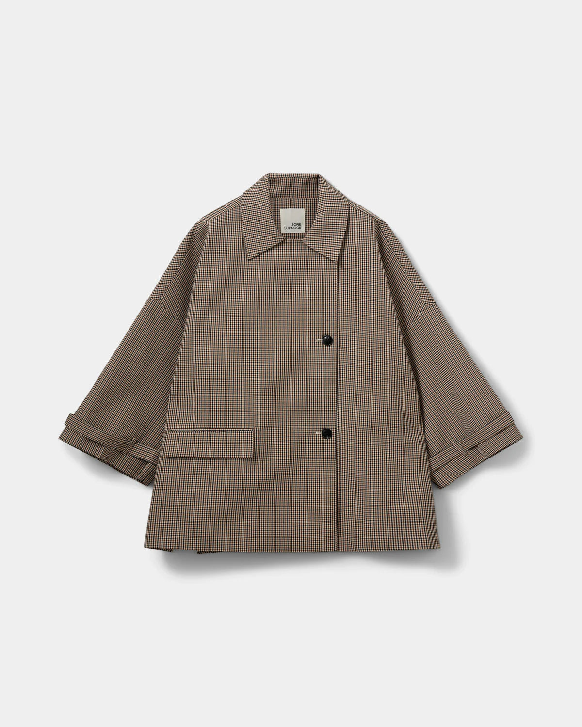 Selina Oversize Check Jacket - Image 6