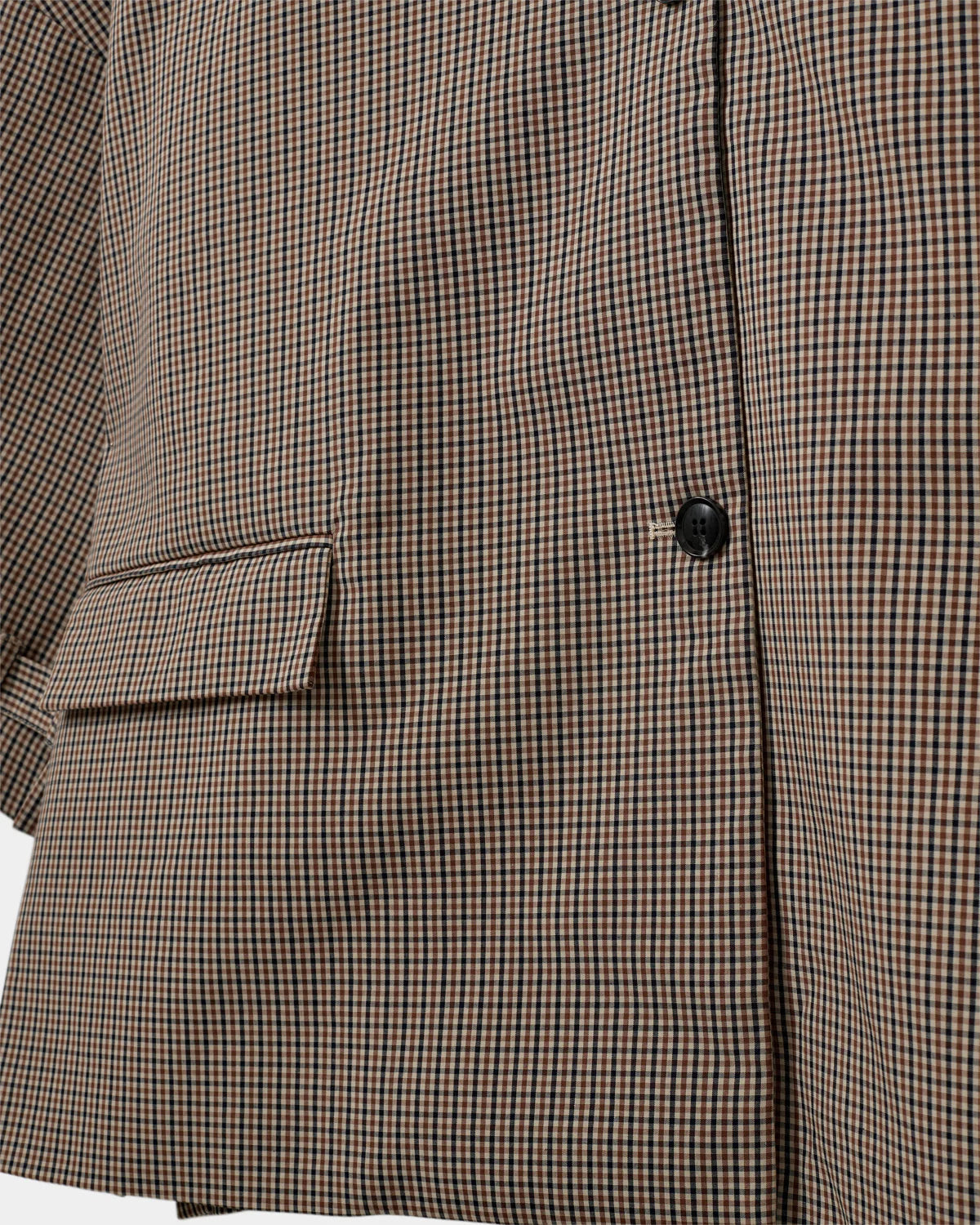 Selina Oversize Check Jacket - Image 8